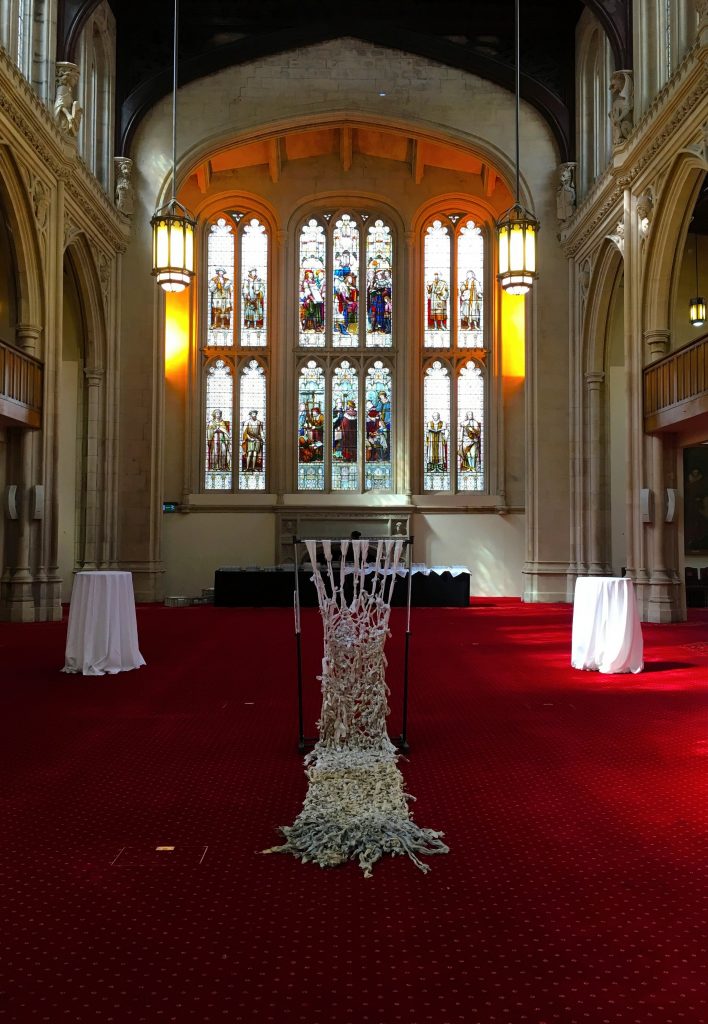 Lie Down installed in The Guildhall London for Srebrenica Memorial event 11 July 2018